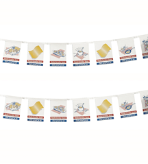 Nederlandse kaas vlaggenlijn