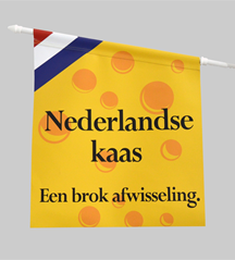 Nederlandse kaas gevelvlag