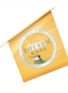 Boerenkaas gevelvlag met stok