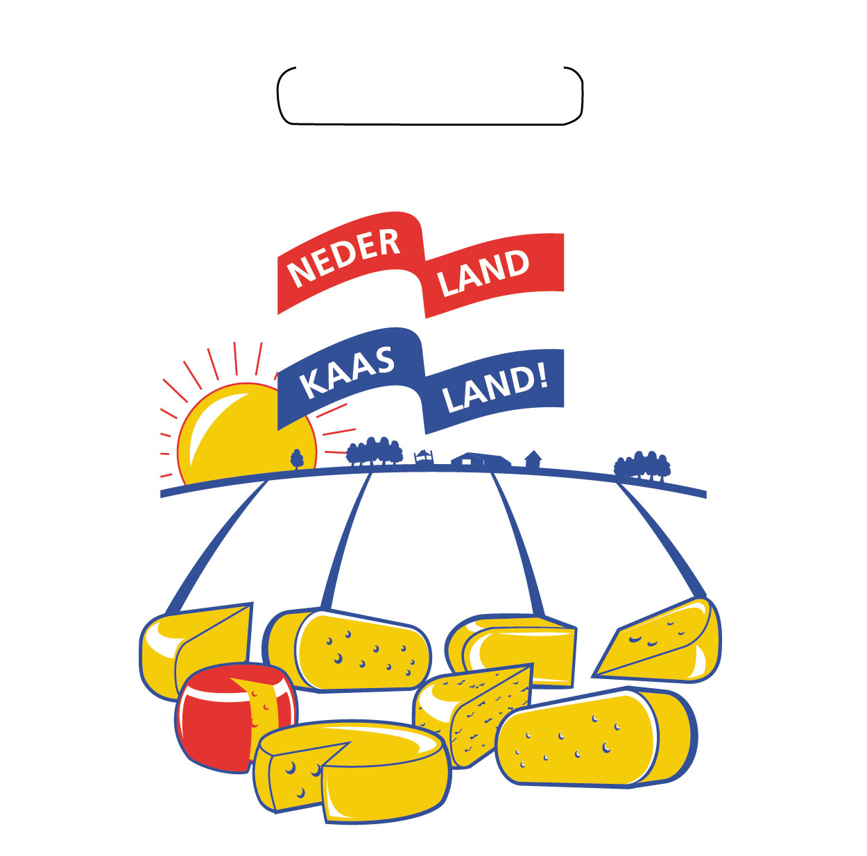 Nederlandse kaas hemdtas